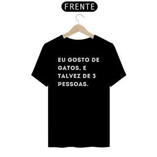 Camiseta Eu Gosto de Gatos