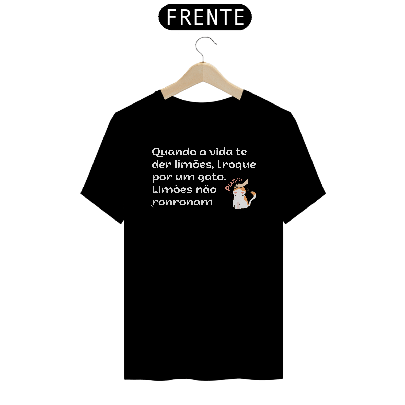 Camiseta Limões não Ronronam