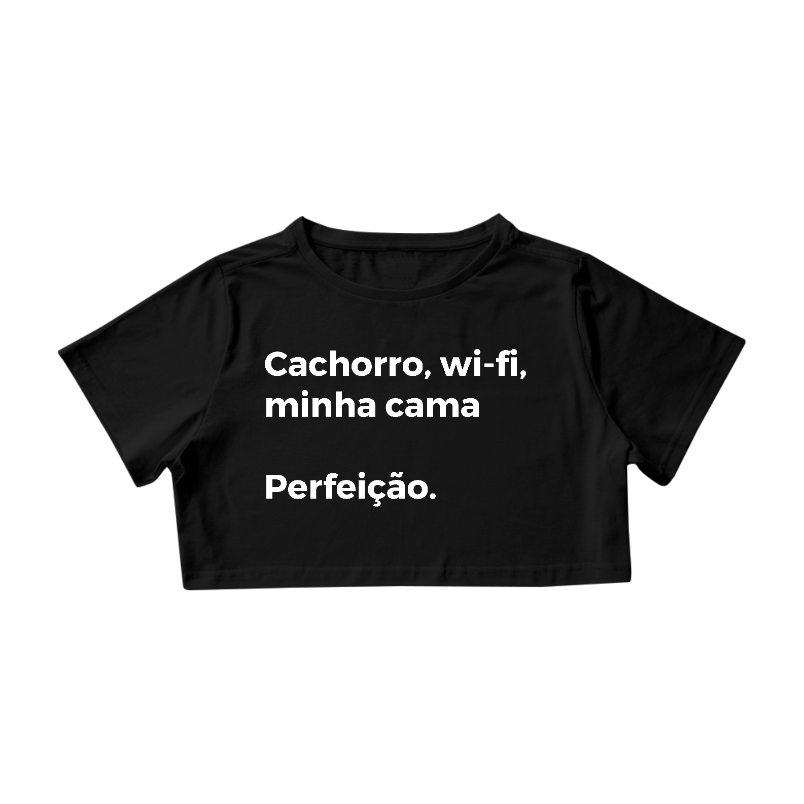 Cropped Cachorro, Wi-fi, Cama, Perfeição