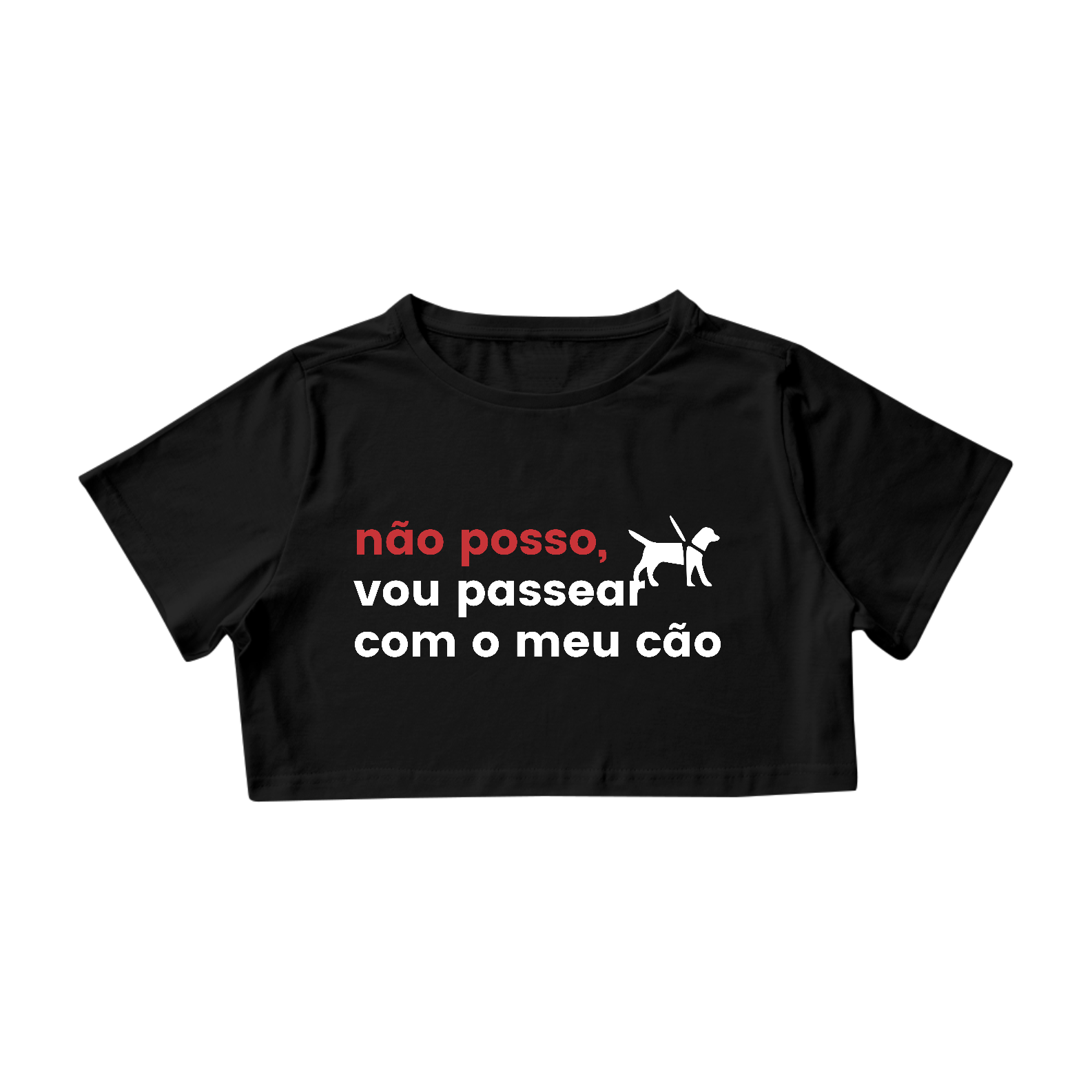 Cropped Não Posso, Vou Passear