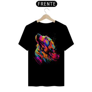 Camiseta Neon Golden Retriever