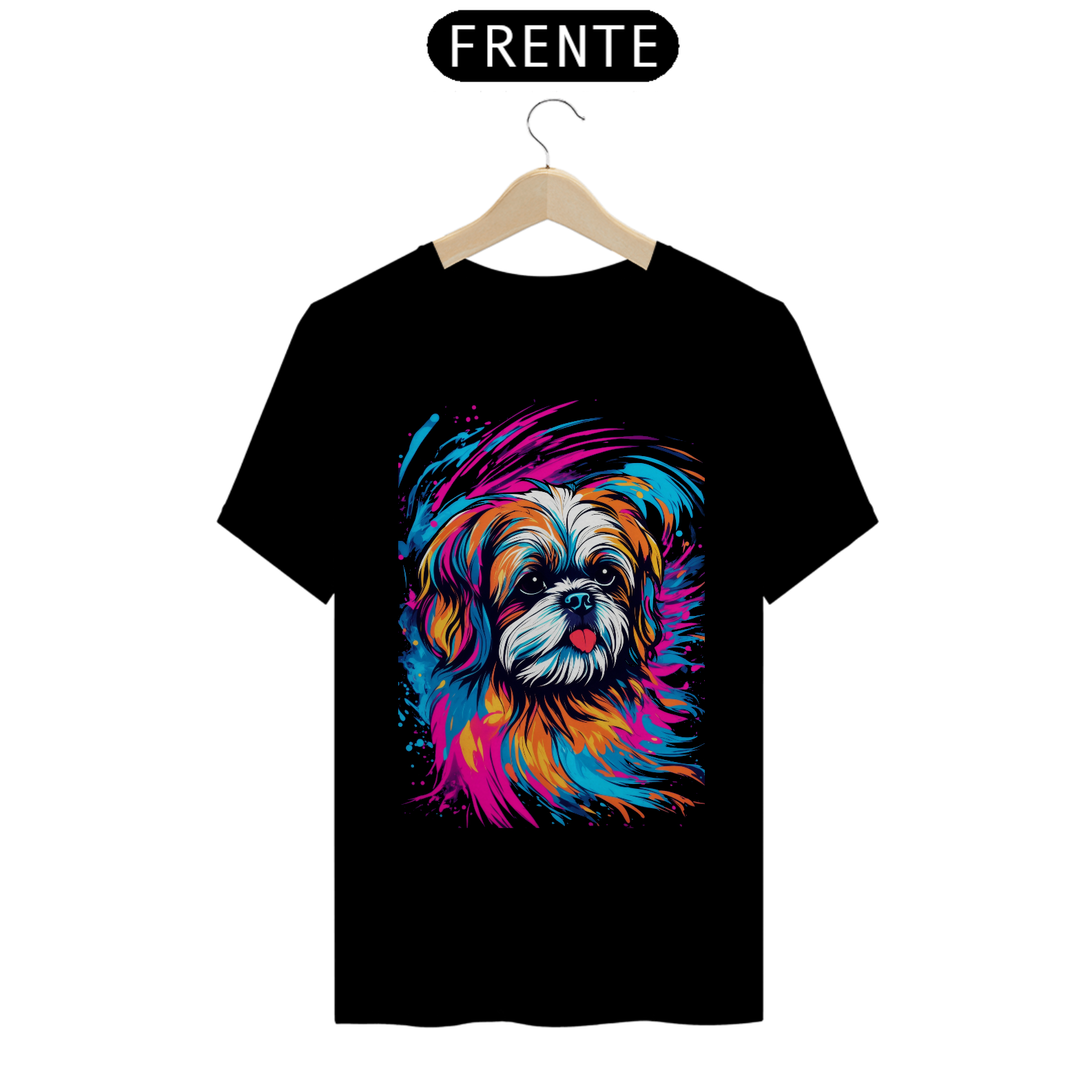 Camiseta Neon Shih-tzu