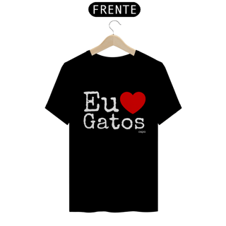 Camiseta Aspa - Eu amo Gatos