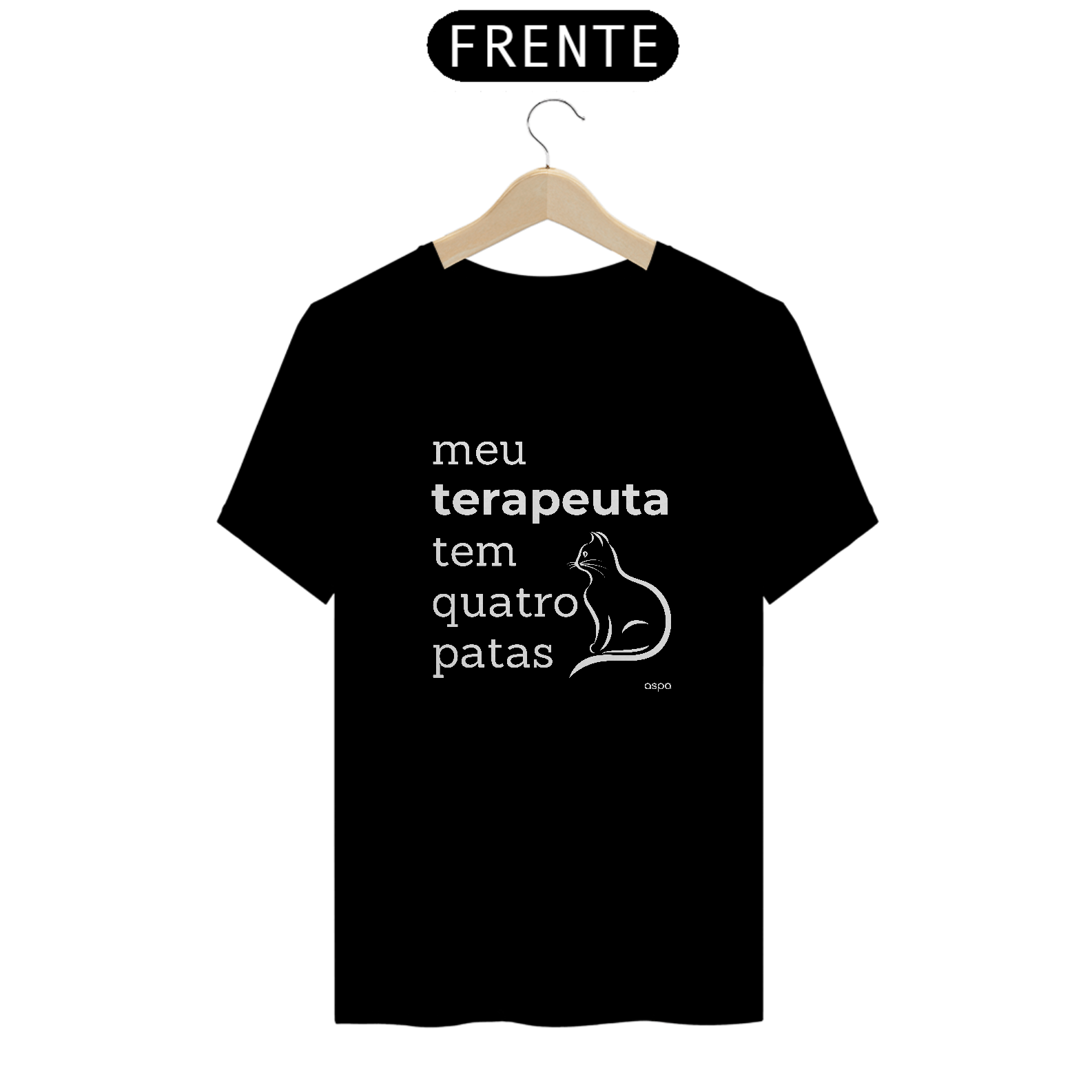 Camiseta Aspa - Meu Terapeuta tem 4 Patas