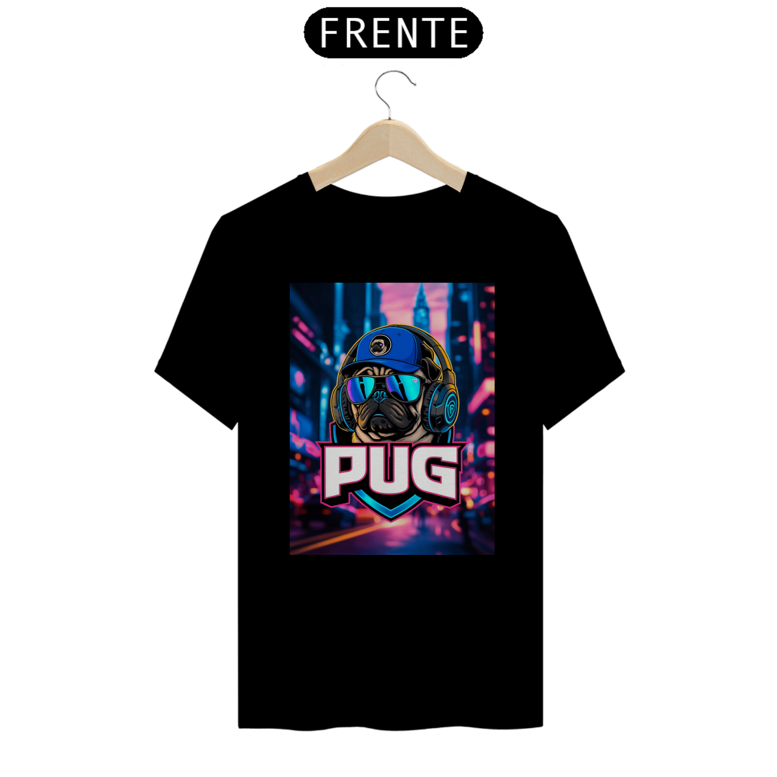 Camiseta Gamer Pug