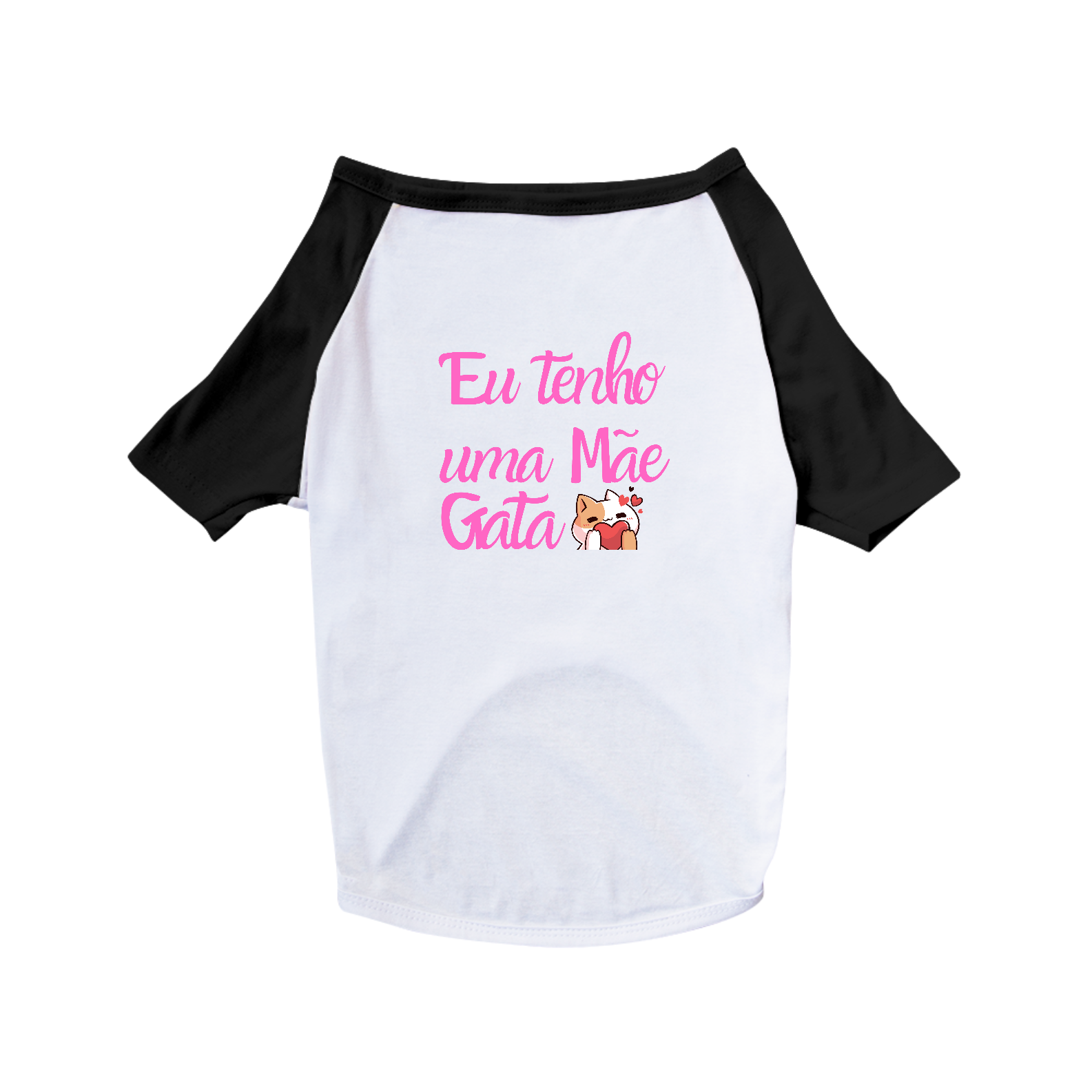 Camiseta Pet - Eu tenho uma Mãe Gata