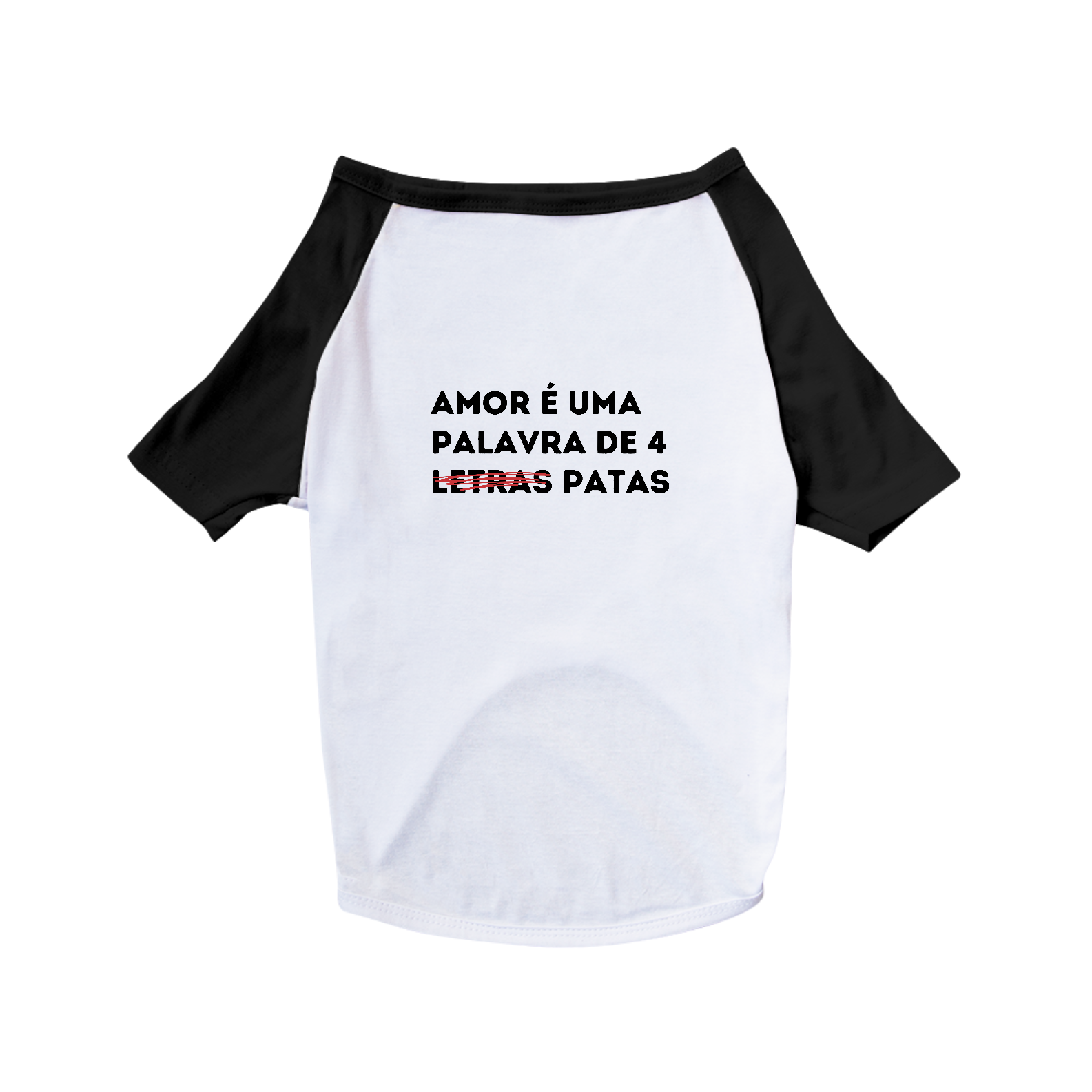 Camiseta Pet - Palavras de 4 Patas