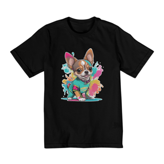 Camiseta Infantil (2 A 8) Chihuahua - #005