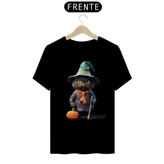 Camiseta Gato Halloween - #005