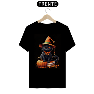 Camiseta Gato Halloween - #007