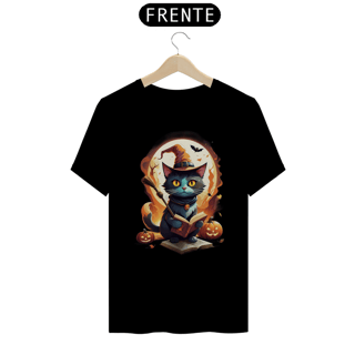 Camiseta Gato Halloween - #009