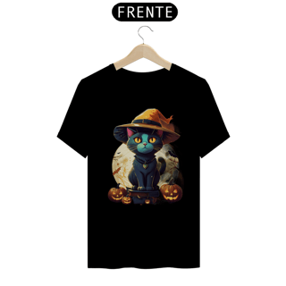 Camiseta Gato Halloween - #011