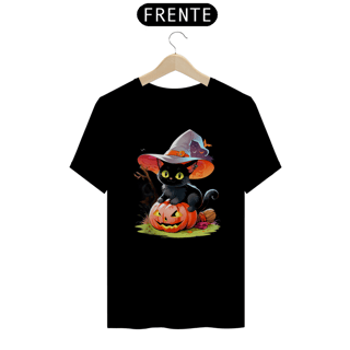 Camiseta Gato Halloween - #015