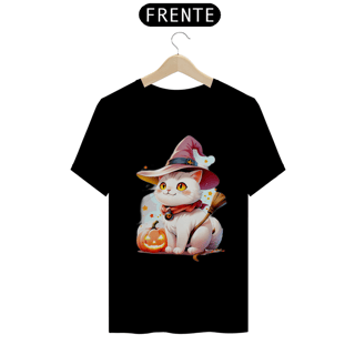 Camiseta Gato Halloween - #017