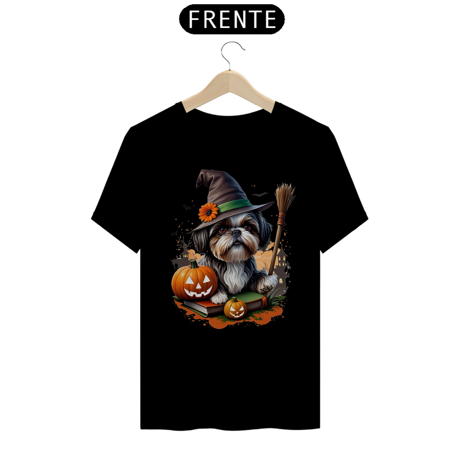 Camiseta Shih-tzu Halloween - #008