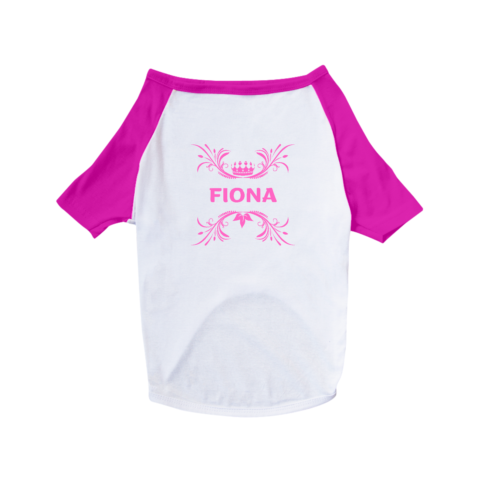 Camiseta Pet - Personalize com o Nome(Rosa)