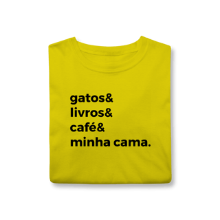 Nome do produtoGatos, Livros, Café, Minha Cama