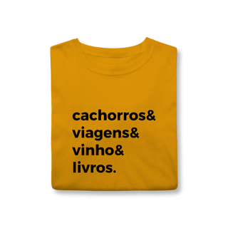 Nome do produtoCachorro, Viagens, Vinho e Livros