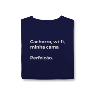 Cachorro, Wi-fi, Minha Cama, Perfeição
