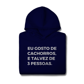 Nome do produtoEu Gosto de Cachorros [Moletom Prime Canguru]