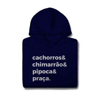 Nome do produtoCachorro, Chimarrão, Pipoca e Praça [Moletom Prime Canguru]