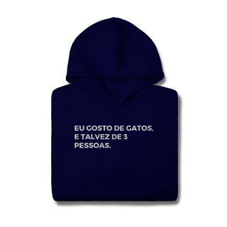 Nome do produtoEu Gosto de Gatos [Moletom Prime Canguru]