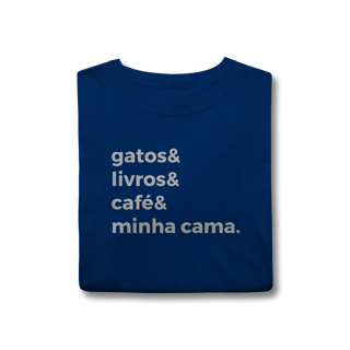 Nome do produtoGatos, Livros, Café, Minha Cama