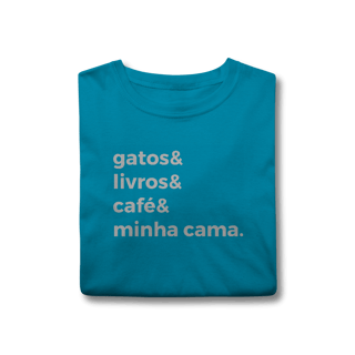 Nome do produtoGatos, Livros, Café, Minha Cama