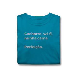 Nome do produtoCachorro, Wi-fi, Minha Cama, Perfeição