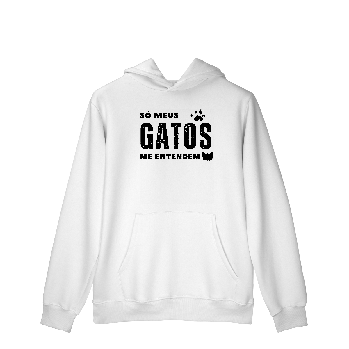 Nome do produto: Só meus Gatos me Entendem [Moletom Prime Canguru]