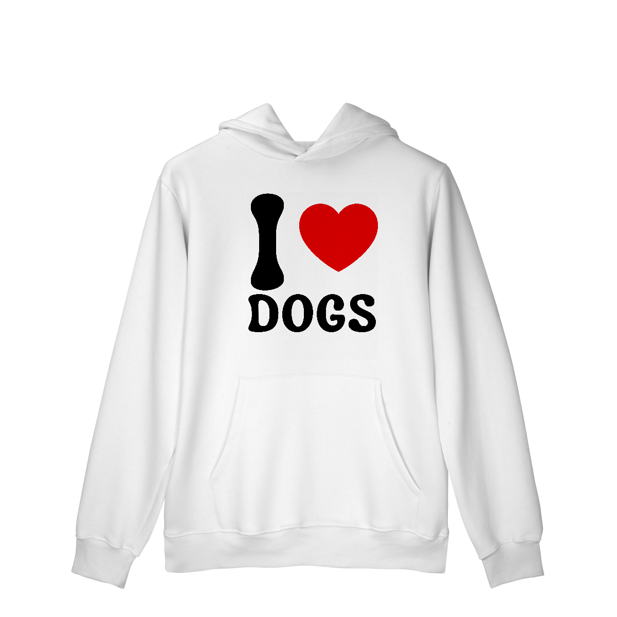 Nome do produto: I Love Dogs [Moletom Prime Canguru]