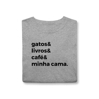 Nome do produtoGatos, Livros, Café, Minha Cama