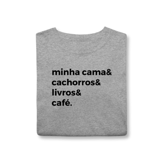 Nome do produtoMinha Cara, Cachorro, Livro e Café