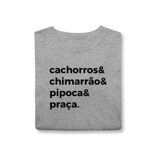 Cachorro, Chimarrão, Pipoca e Praça