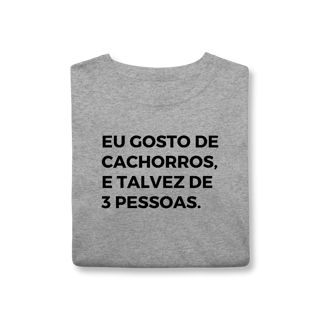 Nome do produto Eu Gosto de Cachorros