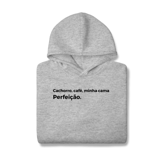 Nome do produtoCachorro, Café, Minha Cama [Moletom Prime Canguru]