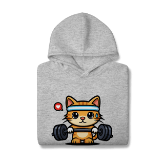 Nome do produtoGYM - Cat Fit Lover [Moletom Prime Canguru]
