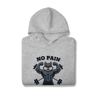 Nome do produtoGYM - No Pain No Gain [Moletom Prime Canguru]