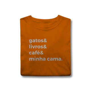 Nome do produtoGatos, Livros, Café, Minha Cama