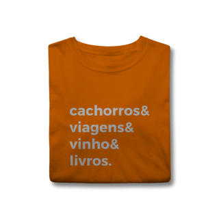 Nome do produtoCachorro, Viagens, Vinho e Livros