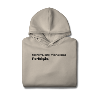 Nome do produtoCachorro, Café, Minha Cama [Moletom Prime Canguru]