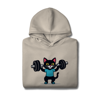 Nome do produtoGYM - Strong Meow [Moletom Prime Canguru]