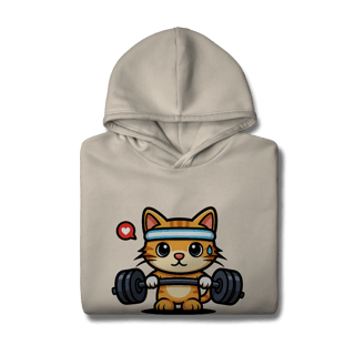 Nome do produtoGYM - Cat Fit Lover [Moletom Prime Canguru]