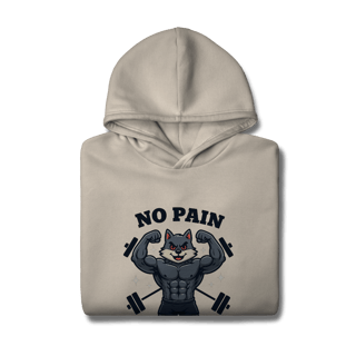 Nome do produtoGYM - No Pain No Gain [Moletom Prime Canguru]