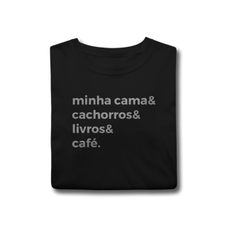 Nome do produtoMinha Cara, Cachorro, Livro e Café