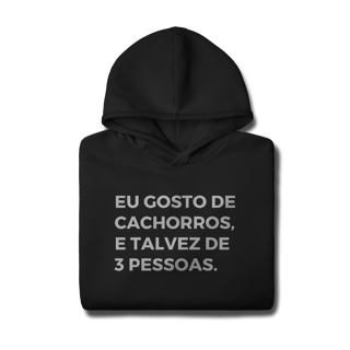 Nome do produtoEu Gosto de Cachorros [Moletom Prime Canguru]