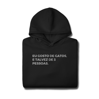 Nome do produtoEu Gosto de Gatos [Moletom Prime Canguru]