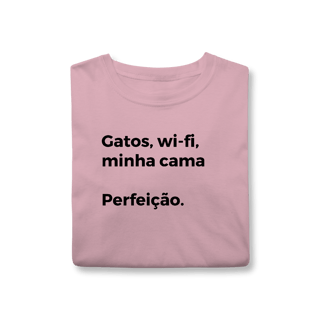 Nome do produtoGatos, Wi-fi, Minha Cama, Perfeição