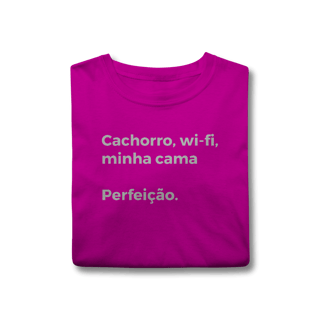 Nome do produtoCachorro, Wi-fi, Minha Cama, Perfeição