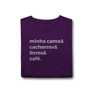 Nome do produtoMinha Cara, Cachorro, Livro e Café